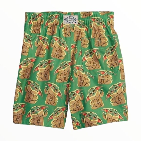 GAP Kids | Green | STAR WARS GROGU SWIM TRUNKS - Picture 2 of 6